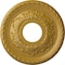 Ekena Millwork Palmetto Ceiling Medallion (Fits Canopies up to 4 7/8"), 12 1/8"OD x 3 1/2"ID x 1"P, Iridescent Gold CM12PMIGS - alternate 1